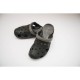 Подростковые шлепанцы Crocs-02 черно-серые