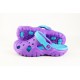 Подростковые сабо crocs 02 фиолет-бирюза