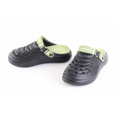 МУЖСКИЕ САБО-16 черно-зеленый