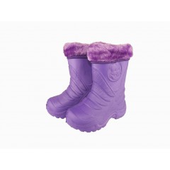 Детские сапоги пенка EVA-04 зимние фиолетовые