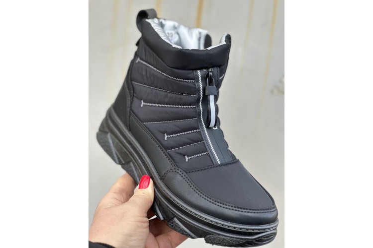 Женские ботинки 17-03 черный