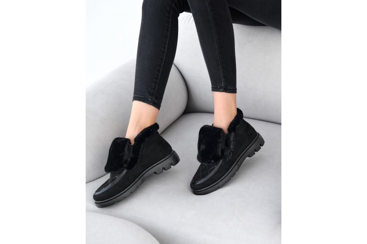 Женские ботинки TJ-201 черный