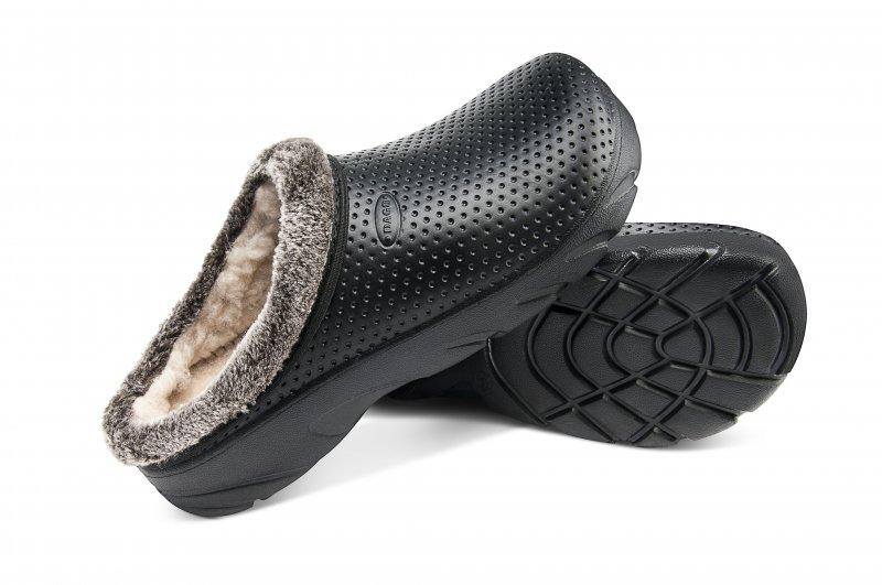 Женские галоши без задника С-232 чёрные