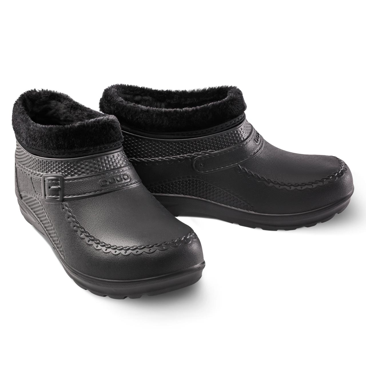 Женские зимние галоши чёрные Dago М-26