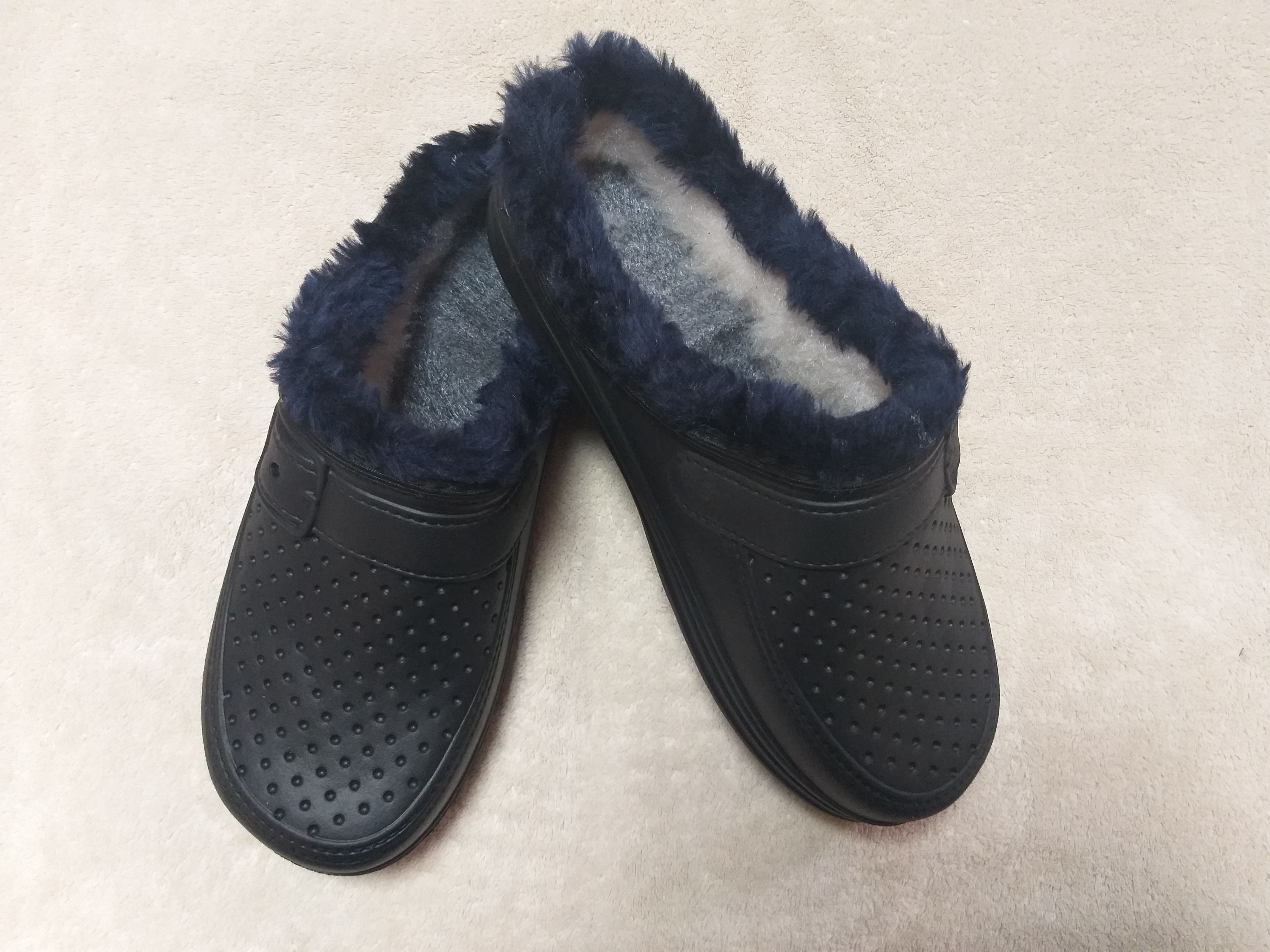 Женские галоши без задника TS чёрные