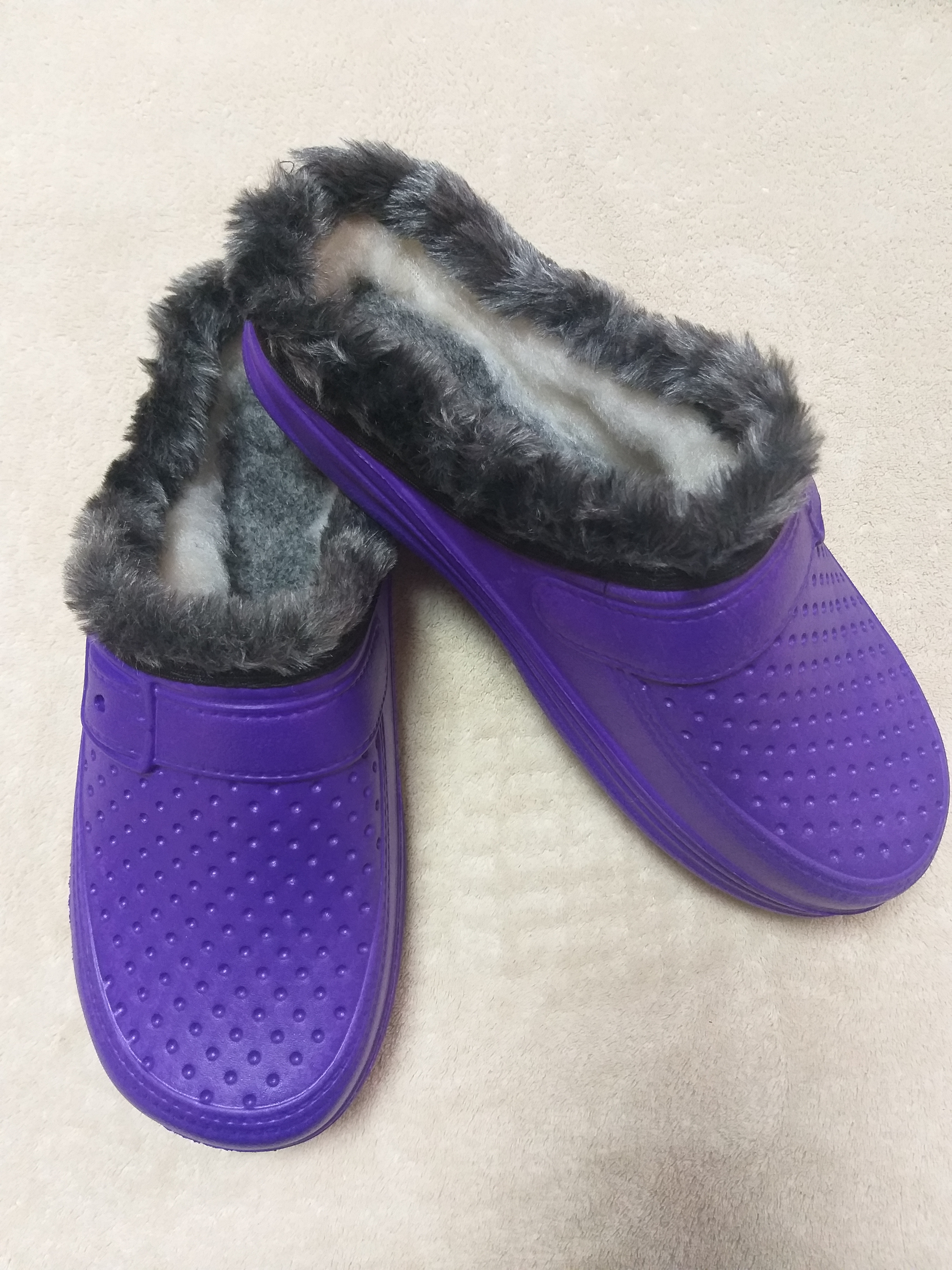 Женские галоши без задника TS чёрные