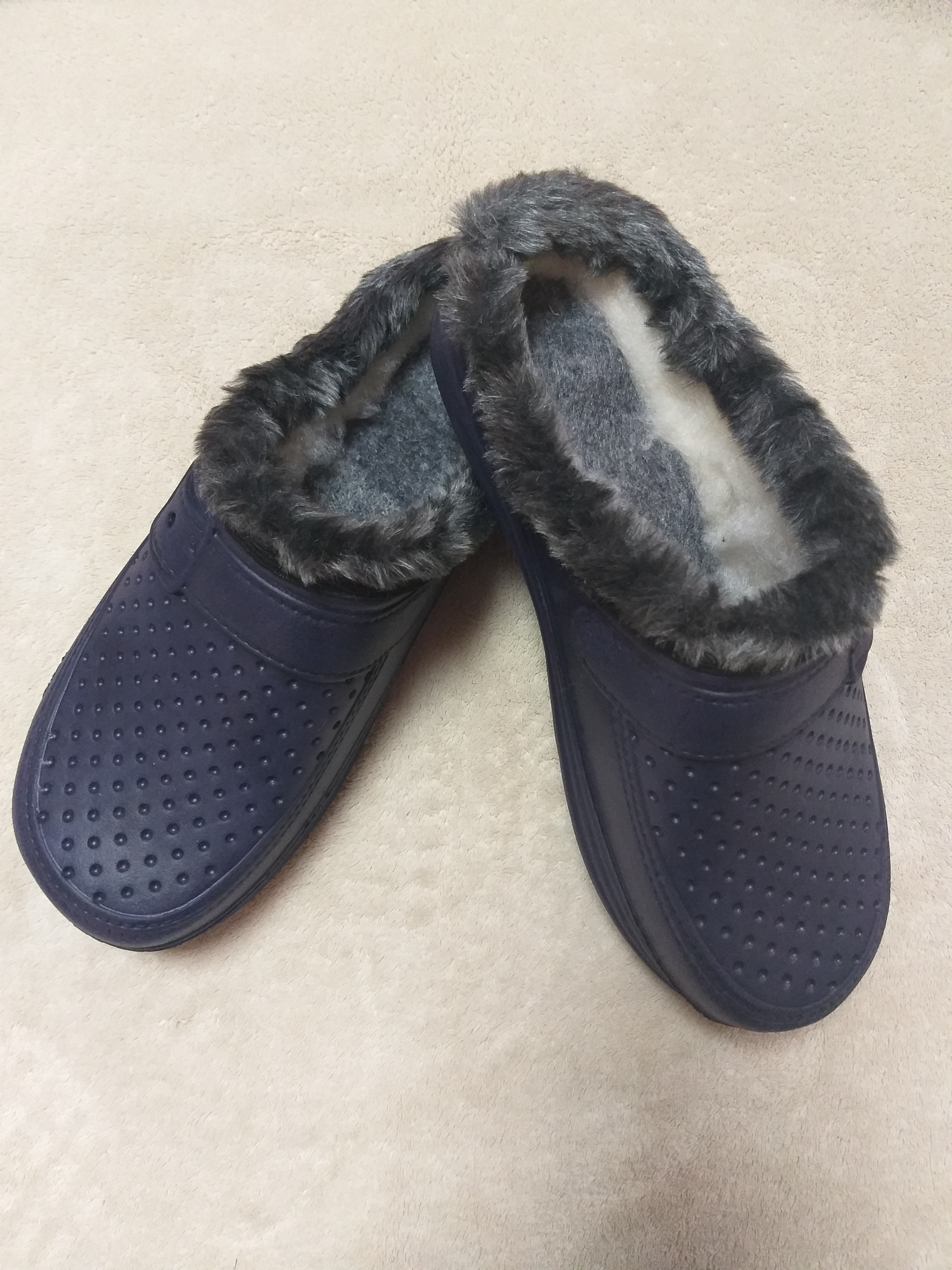 Женские галоши без задника TS чёрные