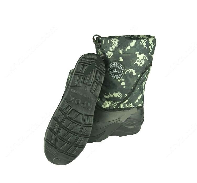 Мужские дутики М-30 зеленые