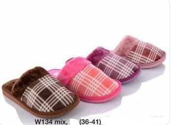 ЖЕНСКИЕ ТАПОЧКИ W-134 АССОРТИ
