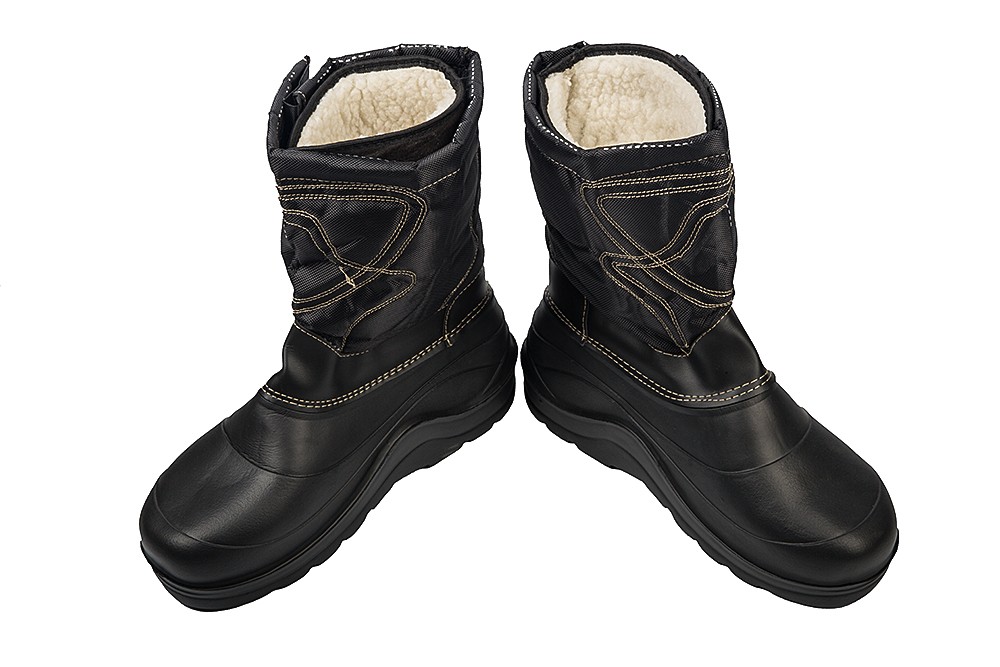 Мужские дутые сапоги Крок М-7 черный