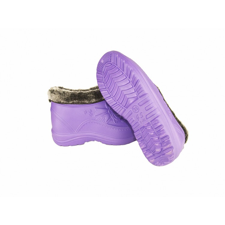 Женские галоши с мехом В-32 