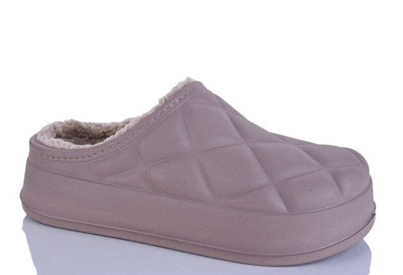 Женские галоши без задника С-111 светло-коричневый