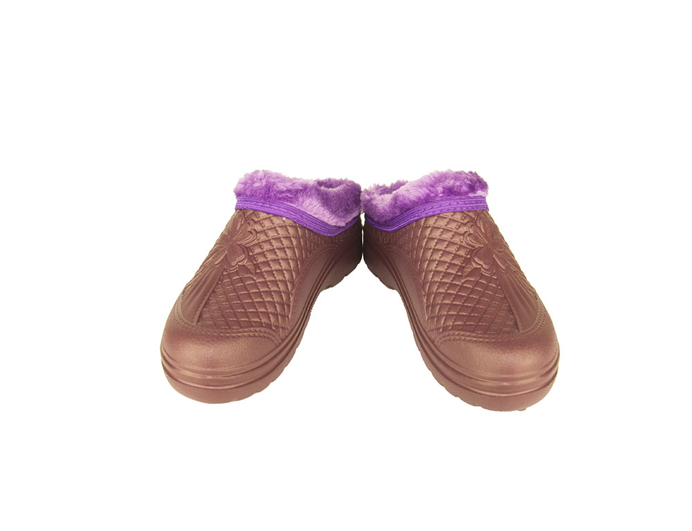 Женские галоши ГП-17 войлочные бордовые