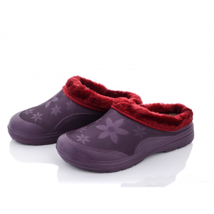 Женские галоши без задника ГП-24 мех 