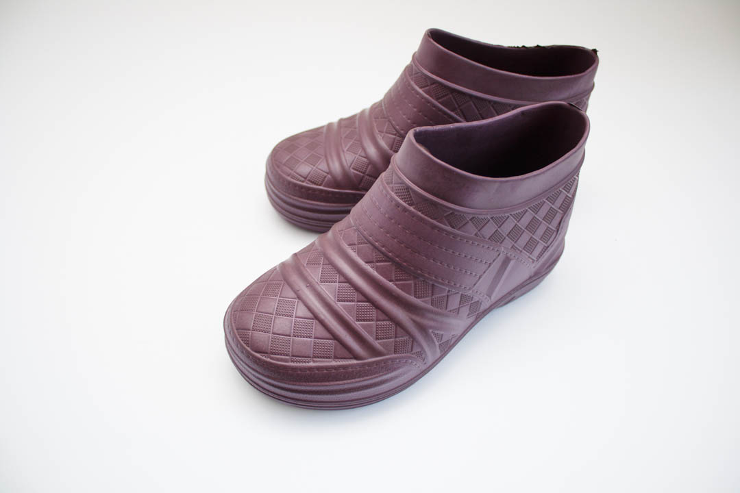 Женские галоши бордовые ГП-21 пустые