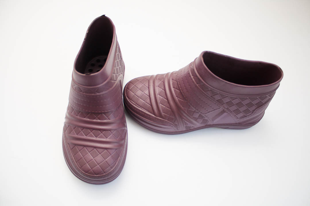 Женские галоши бордовые ГП-21 пустые