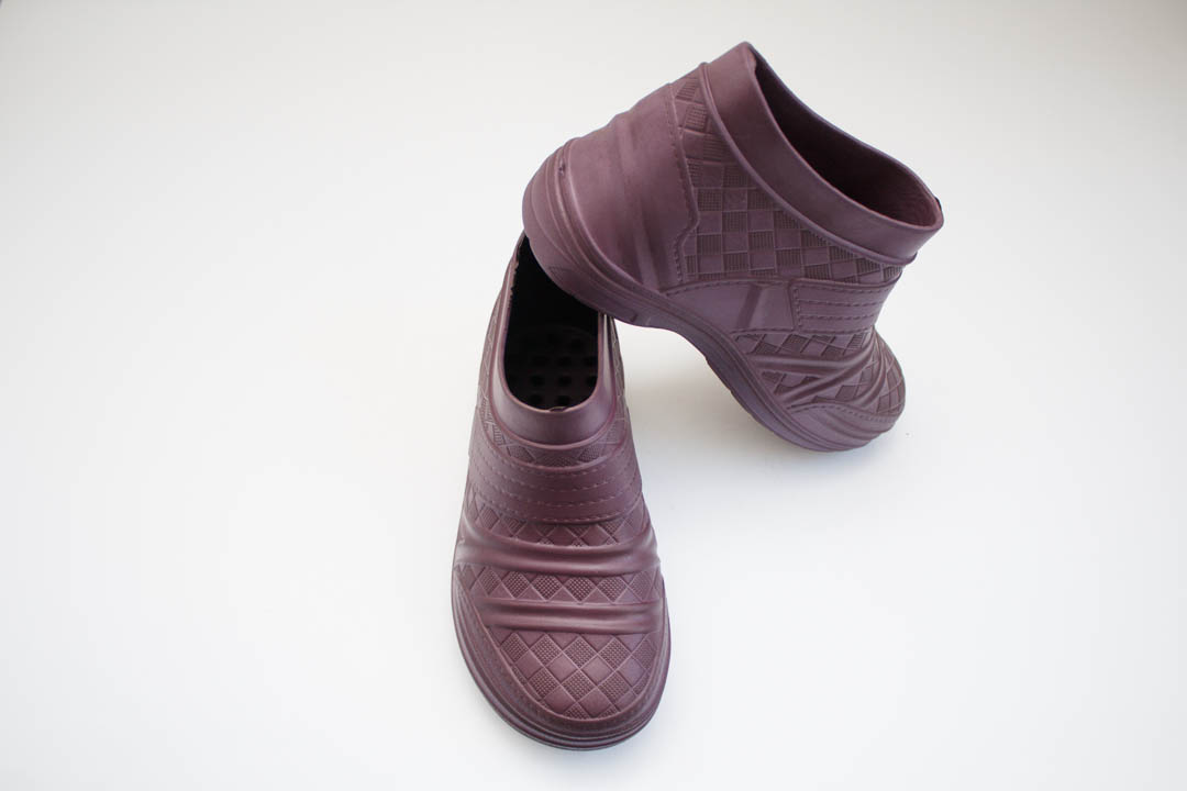 Женские галоши бордовые ГП-21 пустые