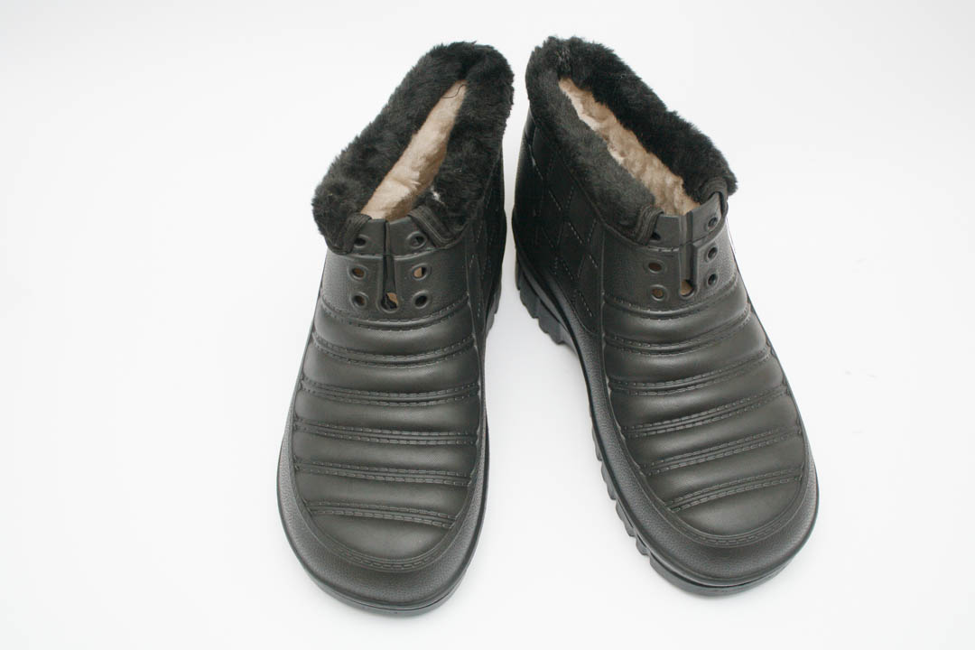 Мужские галоши ГП-20 мех черные