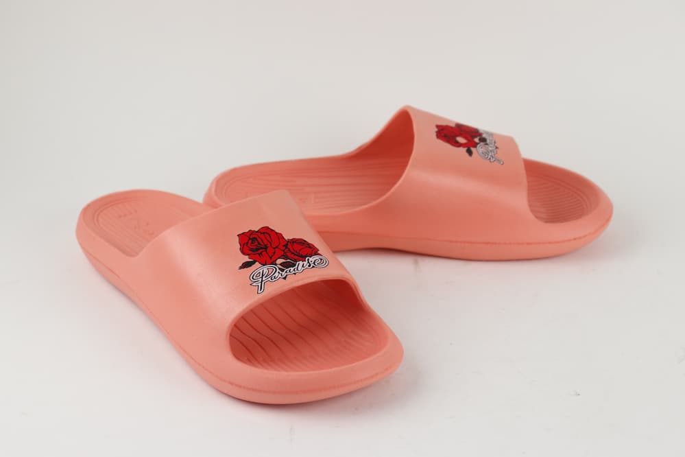 ЖЕНСКИЕ ШЛЕПКИ (КОД: ПЖ-45 декор роза)
