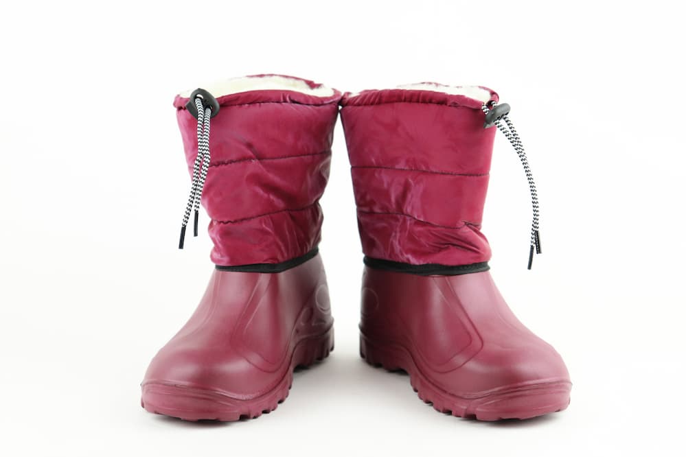 Детские дутики бордо