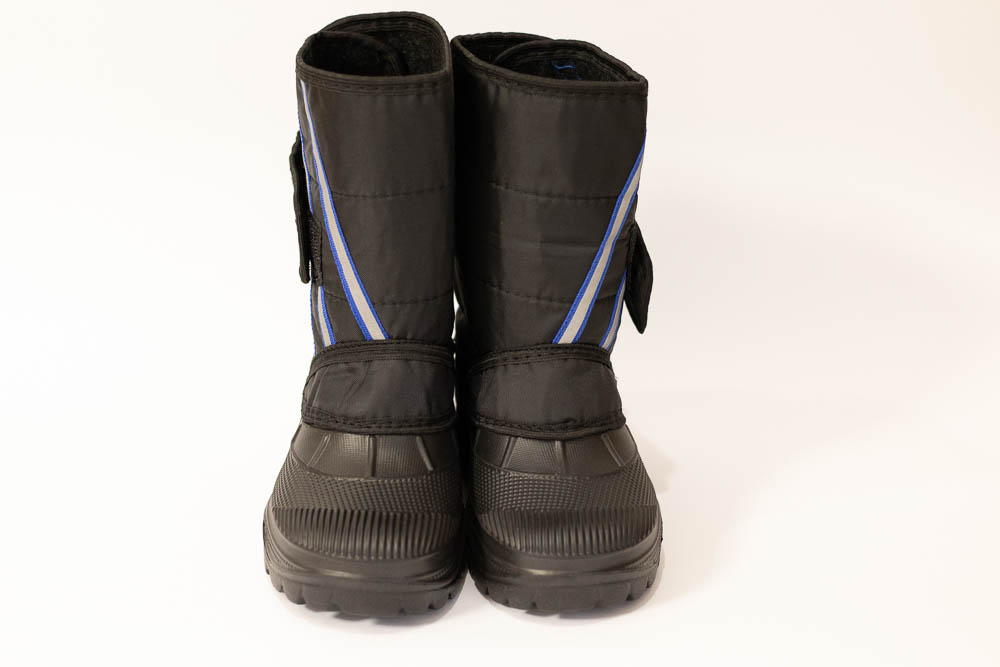 Детские дутики Гармас черн-синий