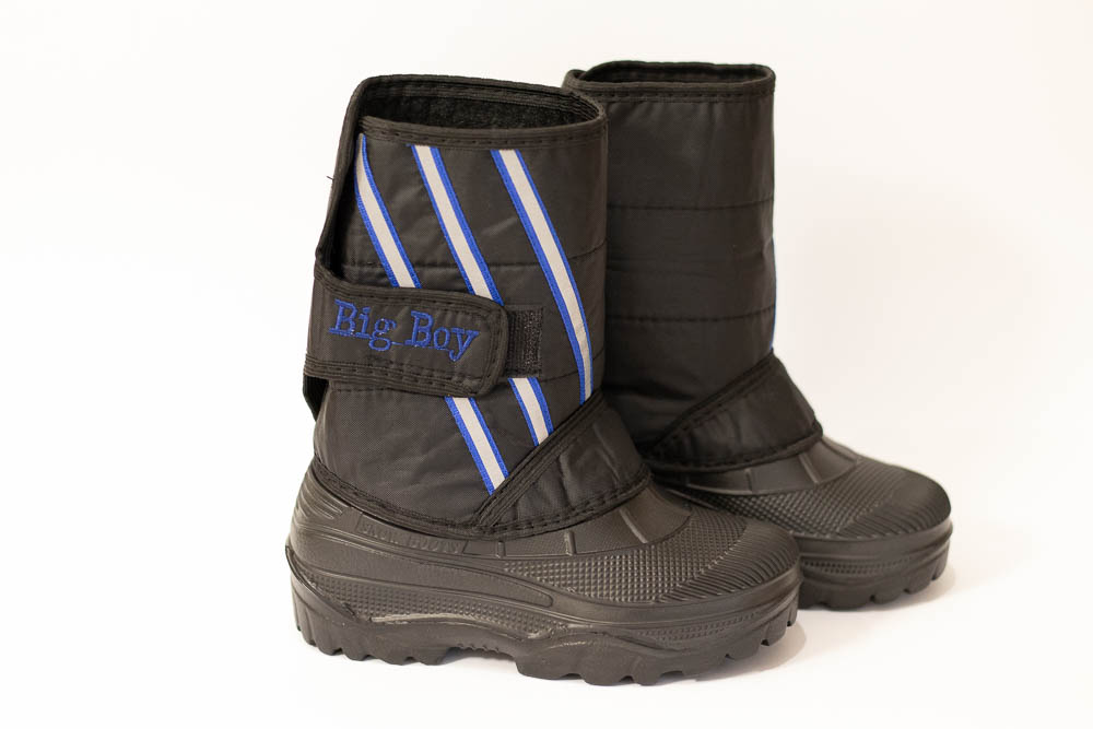 Детские дутики Гармас черн-синий