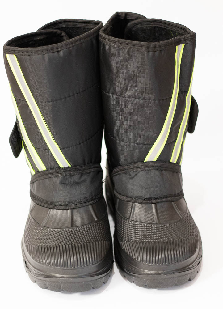 Детские дутики Гармас черн-салат