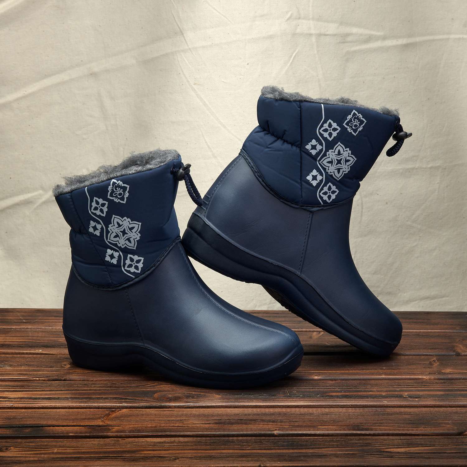 Женские зимние дутики d-335 синий