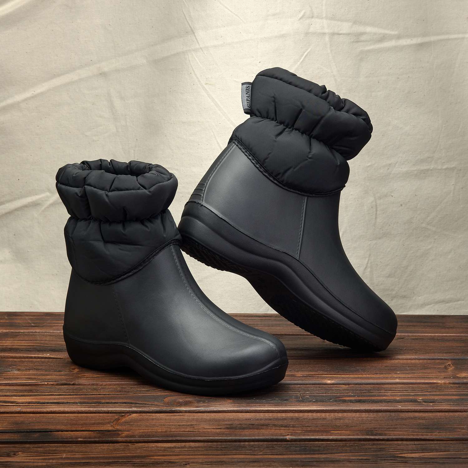 Женские зимние дутики d-337 черный